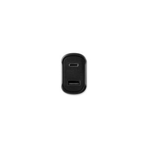 DIRAC. Адаптор за запалка за кола с порт USB-A 18W и USB-C 20W от pециклиран ABS (100% rABS)