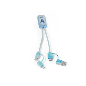 BERNERS. Свръхбърз USB кабел 6 в 1 от рециклиран PET (100% rPET)