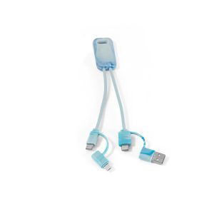BERNERS. Свръхбърз USB кабел 6 в 1 от рециклиран PET (100% rPET)