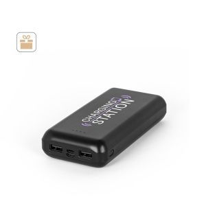 LEAKEY 20. Захранваща батерия 20'000 mAh от рециклиран ABS (100% rABS)