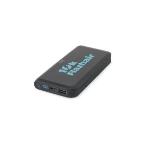 BECKER 10. 10 000 mAh преносима батерия от рециклиран ABS (100% rABS) с 15W супер бързо безжично зарядно устройство