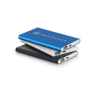 MARCET. Захранваща батерия слим 4'000 mAh от pециклиран ABS (70% rABS) и pециклиран алуминий (30% rAL)