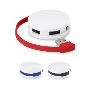 GARDNER. ХЪБ с кабел и 4 USB-A порта в ABS