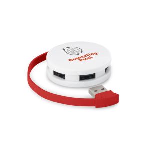 GARDNER. ХЪБ с кабел и 4 USB-A порта в ABS