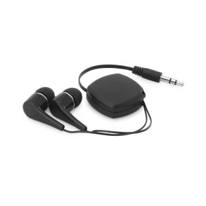 PINEL. Прибиращи се слушалки с 0.75 м ABS кабел