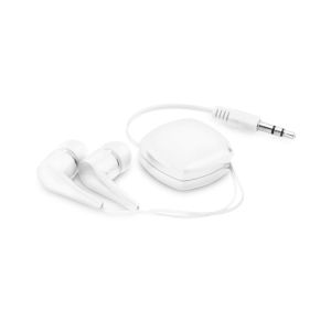 PINEL. Прибиращи се слушалки с 0.75 м ABS кабел