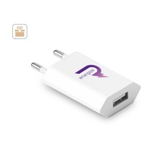 WOESE. Захранващ адаптер USB-A 5W от рециклиран ABS (100% rABS)