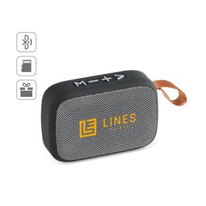 GANTE. Преносима 3W тонколона с 2 часа живот на батерията от полиестер и ABS