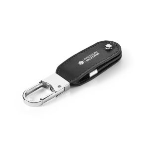 BRAGG 8GB. USB памет с 8GB от PU и с щипка за карабинер