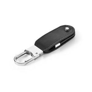 BRAGG 8GB. USB памет с 8GB от PU и с щипка за карабинер