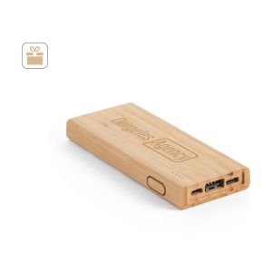KOHN. Захранваща батерия 5000 mAh от бамбук