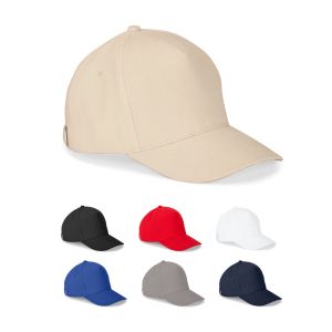 ASHTON. 100% памучна шапка (260 gsm) с 5 панела