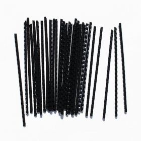 Пластмасови гребени  за подвързване Черен 16 mm до 145 листа Черен 100 бр. 