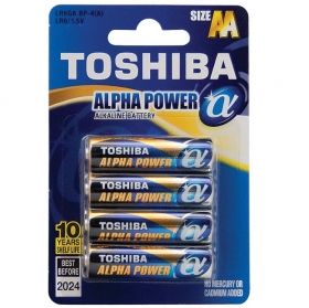 Батерия Toshiba Alpha Power алкална 1.5V LR03/AAA 4 бр.