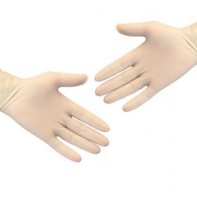 Ръкавици за еднократна употреба  с талк латекс S 100 бр