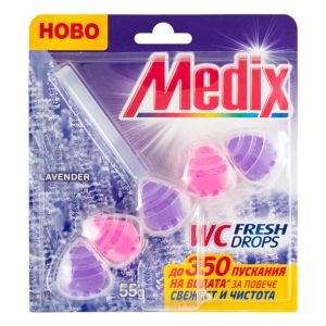 Ароматизатор WC Medix Drops 5 топчета Lavender 