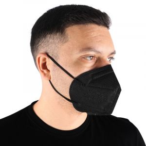 Предпазна маска  FFP2/KN95, черна
