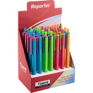Автоматична химикалка Axent Reporter Color  Син
