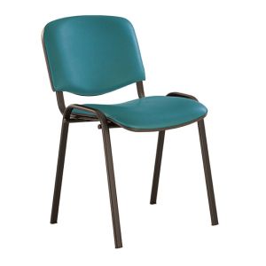 Стол ISO Black EcoLeather изк. кожа Зелен