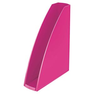 Вертикална поставка пластмасова Leitz Wow Colours Розов