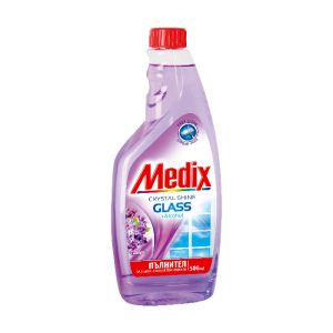 Препарат за стъкло и прозорци пълнител Medix Glass  Lilac 500 ml  
