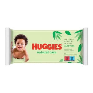 Мокри кърпи Huggies Natural care 56 бр.