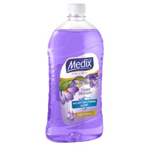 Течен антибактериален сапун пълнител Medix Violet Blossom 800 ml